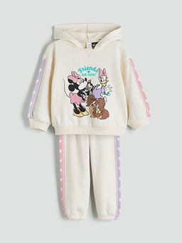 Minnie Mouse Lisansl? K?z ?ocuk Sweatshirt ve E?ofman Alt?