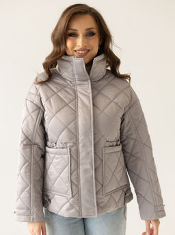 Куртка женская демисезонная 24835 (графит) - Kankan фото 10