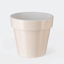 Кашпо для цветов со вставкой Plast-Avenue «Порто», 6 л, пластик, жемчужный