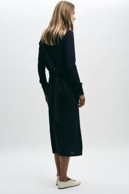 PLAIN KNIT MIDI SKIRT - Zara фото 5