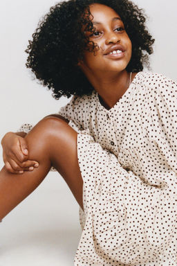 POLKA DOT PANEL DRESS - Zara фото 5