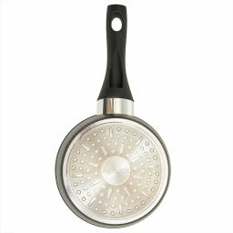 Ковш алюминиевый 1.5л, ИНДУКЦИЯ с антипригарным покрытием BLACK MARBLE 16см AK-72N - Delta фото 5