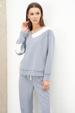 Спортивный костюм 4601 голубой - Fantazia mod фото 4