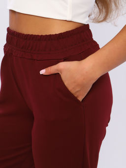 Брюки женские 8-047е (марсала)