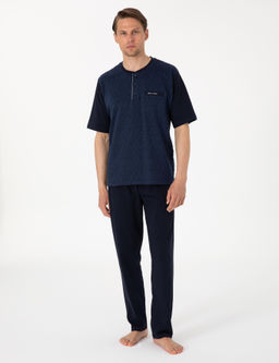 Mavi K_sakol _ortlu Pijama Tak_m_ - Pierre cardin фото 3