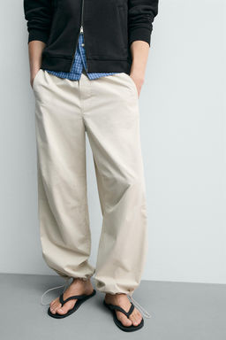 PANTAL?N PARACHUTE RELAXED FIT / Piedra - Zara фото 5