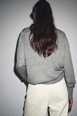 100% EXTRAFINE CASHMERE SWEATER - Zara фото 3