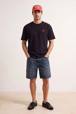 Siyah Oversize Yenge_ Nak__l_ %100 Pamuk T-Shirt TMNSS26TS00047 - Trendyolmilla фото 2