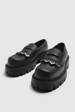 CHUNKY LOAFERS WITH FRINGE - Zara фото 21