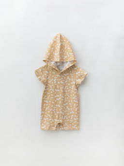 Песочник хлопковый с капюшоном, песочный - Lesi kids фото 7