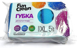 FUN CLEAN губка д/мытья посуды XL 93х65х27 ( 5шт)