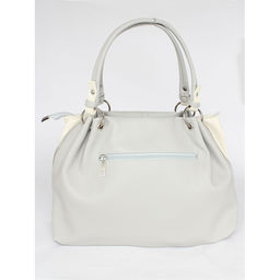 Сумка женская искусственная кожа ADEL-315/ММ, 1отд, плечевой ремень, серый/беж св флотер 259827 - Adelia фото 2