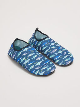 Bask?l? Erkek ?ocuk Deniz Ayakkab?s? - Waikiki фото 2