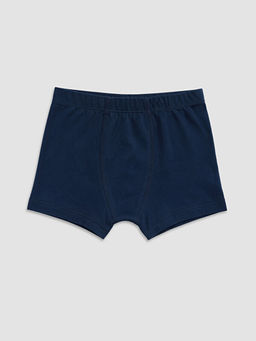 Desenli ve D?z Modelli Erkek ?ocuk 3l? Boxer - Waikiki фото 2