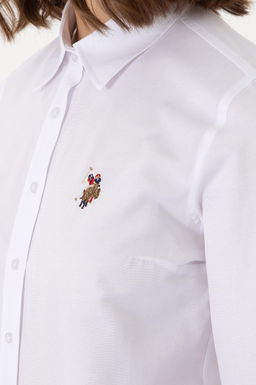 Kad_n Beyaz Uzun Kollu Basic G_mlek Sepette S_rpriz _ndirim - U.s. polo assn фото 14