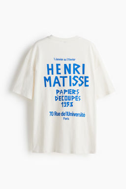 Camiseta oversize con motivo estampado - H&m фото 10