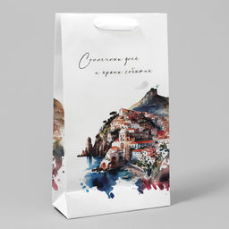 Пакет под две бутылки Яркие события, 35 х 20 х 9 см - Дарите счастье фото 3