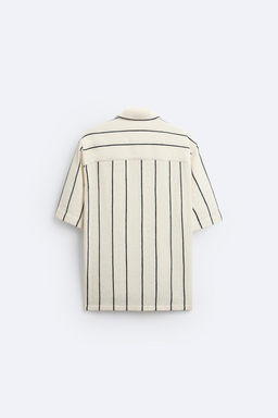 STRIPED TEXTURED SHIRT - Zara фото 8
