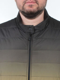 8341L GREEN/YELLOW Куртка мужская демисезонная (100 гр. синтепон) - Fashion фото 3