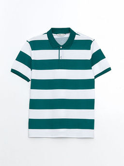 Polo Yaka K?sa Kollu ?izgili Pike Erkek Ti??rt