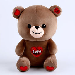 Мягкая игрушка «Медведь», размер 22 см, цвет коричневый