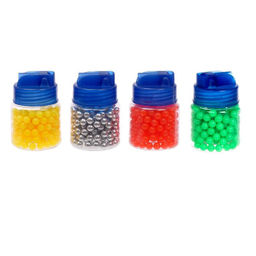 Пульки 6 мм пластиковые в банке, 200 шт., цвет МИКС - Simaland фото 3