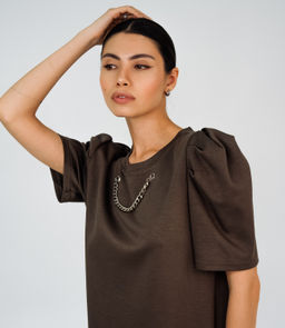 Платье #КТ5823, хаки