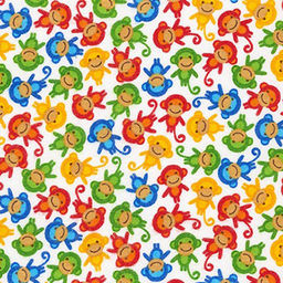 Ткань для пэчворка PEPPY URBAN ZOOLOGIE MINIS FLANNEL ФАСОВКА 50 x 55 см 176 г/кв.м 5 100% хлопок AAKF-15311-286 WILD