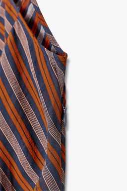 ZW COLLECTION STRIPED CAMISOLE DRESS - Zara фото 9