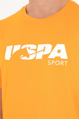 Мужская оранжевая футболка - U.s. polo assn фото 7
