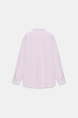 CAMISA RAYAS ZW COLLECTION / Malva - Zara фото 8