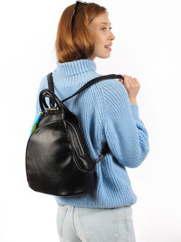 LACCOMA рюкзак Кэрри-L815-черный эко кожа хлопок