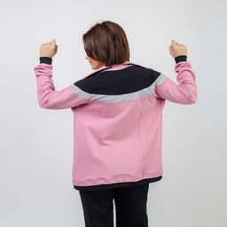 RODOS Спортивный костюм женский М-172/1 Пыльная роза/Синий