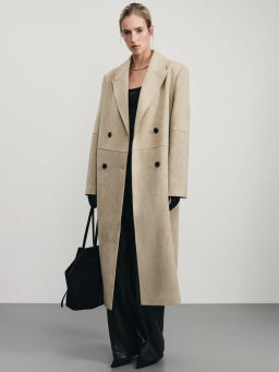 Пальто из искусственной замши / Zarina