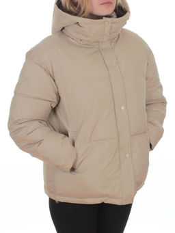 S24-292 BEIGE Куртка зимняя женская (150 гр. холлофайбер)