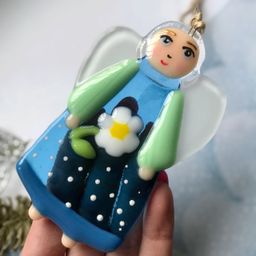 Сувенир Ангел с цветком - Стрекоза фото 3