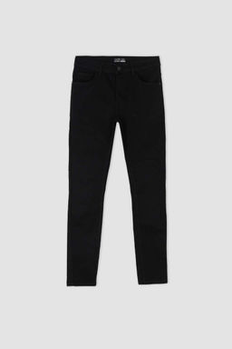 Супероблегающие джинсовые брюки с нормальной талией и очень узкими штанинами - Defacto фото 9