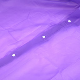 Дождевик-плащ 63х117см, на кнопках, EVA, цвета в ассортименте: голубой; фиолетовый, в п/эт пакете (Китай)