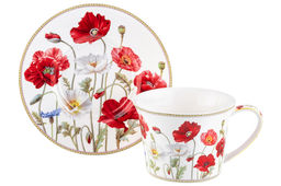 Чайн. пара 2 пр. 270 мл 12,5*9,5*7 см Маки NEW BONE CHINA - Elan gallery фото 8