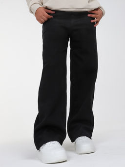 Джинсы-багги утеплённые для девочек - СИНЯЯ МОДА фото 15