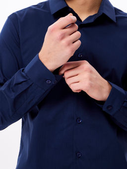 Сорочка мужская длинный рукав GREG 240/238/NB/SZR STRETCH  фото 6