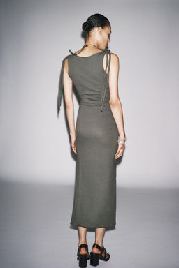BELTED DRESS WITH BOW - Zara фото 11
