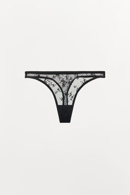 LACE THONG - Zara фото 10
