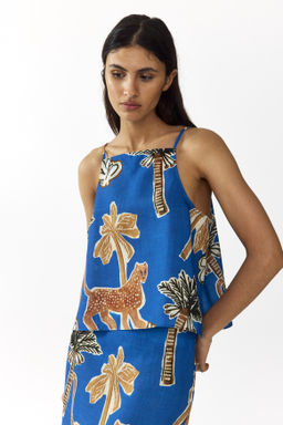 Top corto con tirantes finos - H&m фото 4