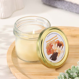 Цена за 2 шт. Ароматическая свеча в банке «Ванильная карамель», 5×6 см, 120 г