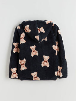 Kap??onlu Fermuarl? K?z ?ocuk Sweatshirt
