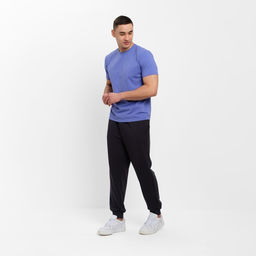 Футболка мужская MINAKU REGULAR FIT: фиолетовая, р-р 48