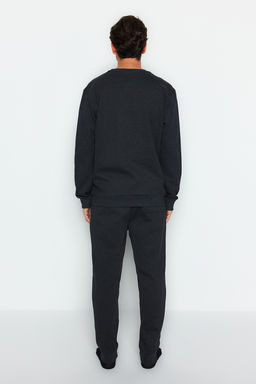 TRENDYOL MAN Lacivert Regular Fit Nak?sl? Orme Pijama Tak?m? TMNAW24PT00040 - Trendyolmilla фото 4