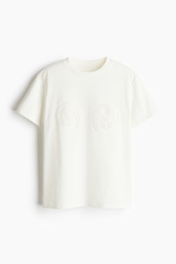 Camiseta con motivo decorativo