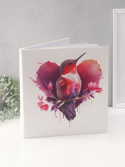 Фотоальбом магнитный на 20 листов Птица и сердце, кожзам, в коробке, 2.6?32?33.5 см